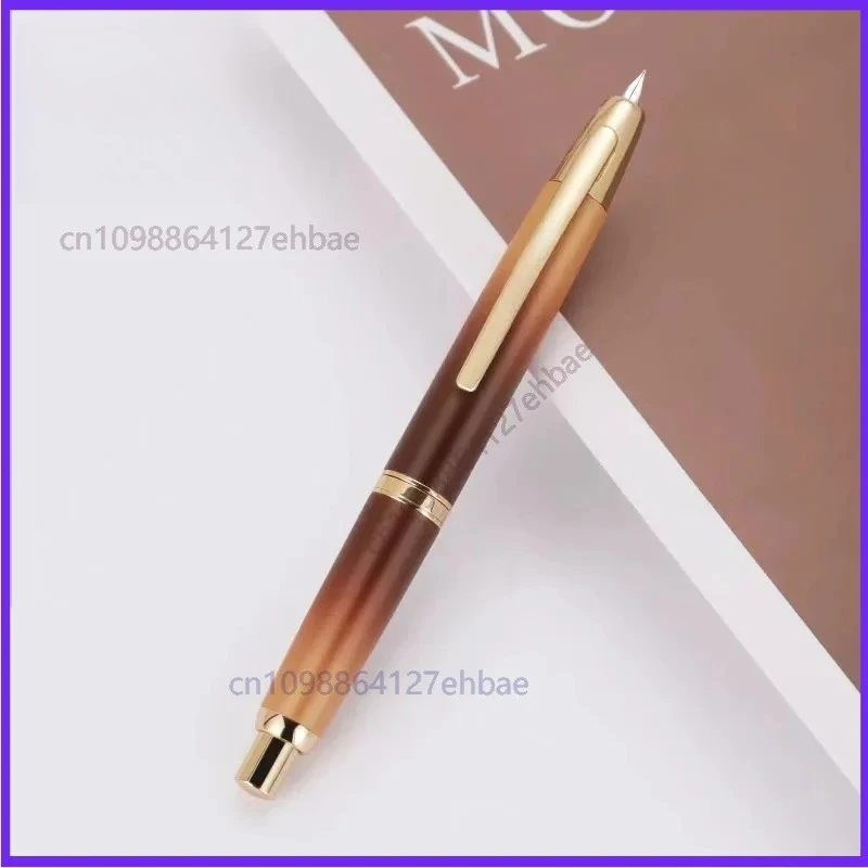 Limited Edition For Jinhao 10 Fountain Pen Retractable Nib with Ink Converter Writing Gift Gradient Coffee Pen