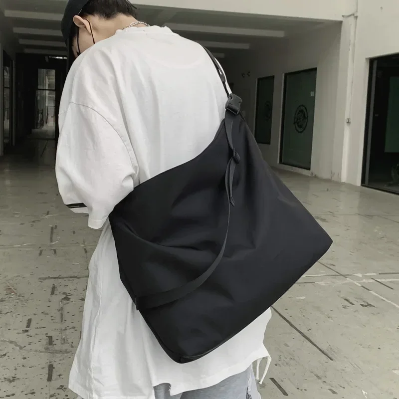 Mochila escolar de lona japonesa ins a granel, bolso de estudiante, bolso de compras simple, bolso de fitness, bolso de hombro impermeable para