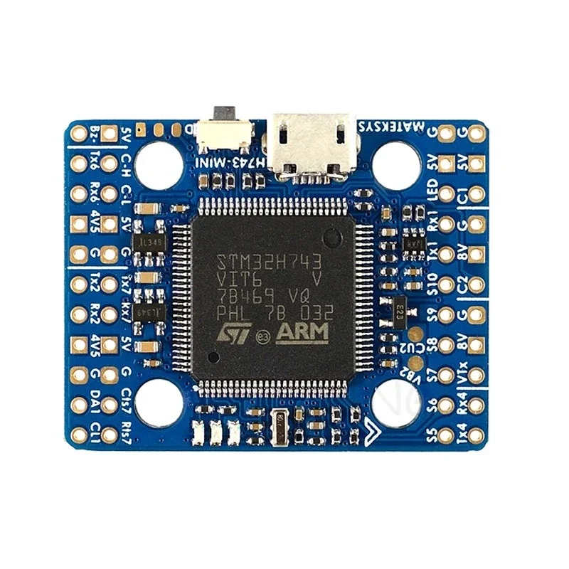 MATEKSYS Matek H743 MINI V3 Flight Controller 20x20mm ICM42688P ICM42605 11 PWM 2-8S LiPo Dual Gyro FC for RC FPV Racing Drone