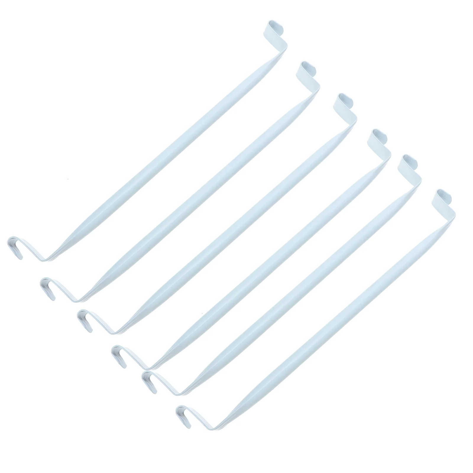 

6Pcs Wardrobe Organizer Rack Heavy Duty Clothes Hanger Storage Shelf Space Saving Display Rack for Home Laundry