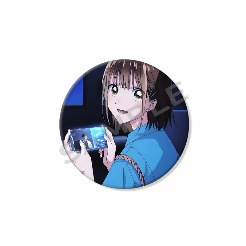 Anime Blue Box Ao No Hako Button Pins Cute Chinatsu Kano Hina Chono Taiki Inomata Cartoon Badge Pins Backpack Shirt Accessories