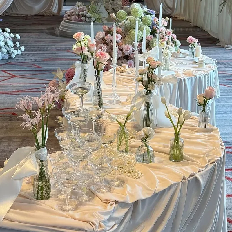 

Wedding props S-shaped round iron dessert for wedding decoration