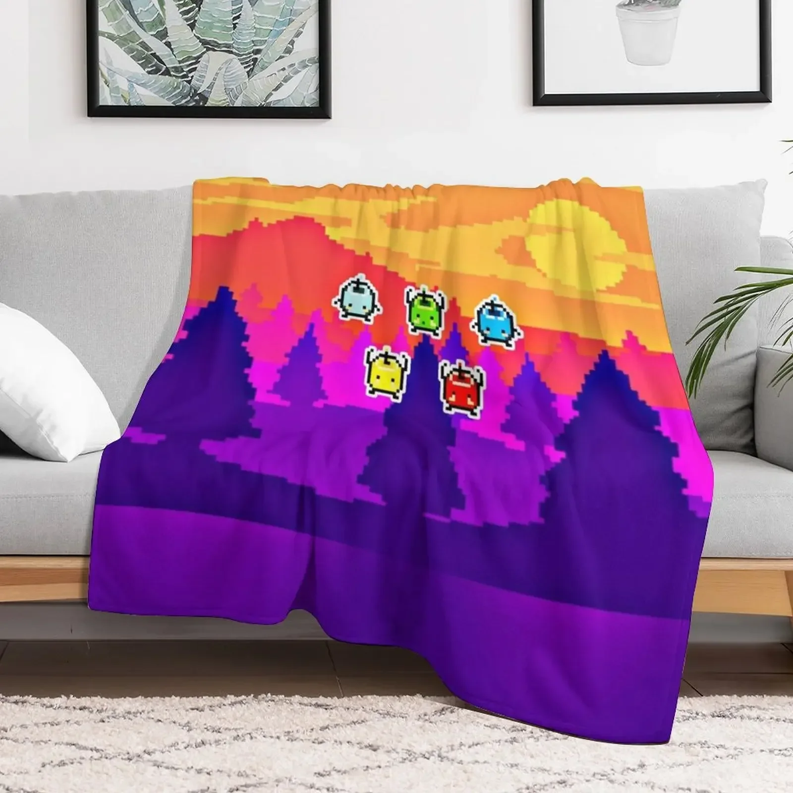 Stardew valley junimos Throw Blanket Beautifuls Fashion Sofas for babies Blankets