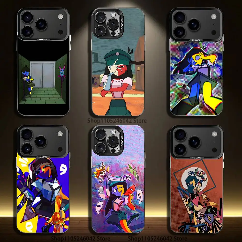 

Ena Graphic Joel G Ena Phone Case For iPhone 17,16,15,14,13,12,11,Pro,XS,Max,Plus,Mini,SE4,E Black Matte Shockproof Cover