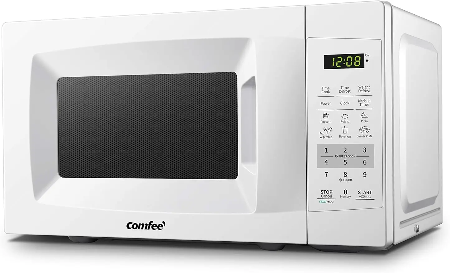 

EM720CPL-PM Countertop Microwave Oven with Sound On/Off, ECO Mode and Easy One-Touch Buttons, 0.7 Cu Ft/700W, Pearl White