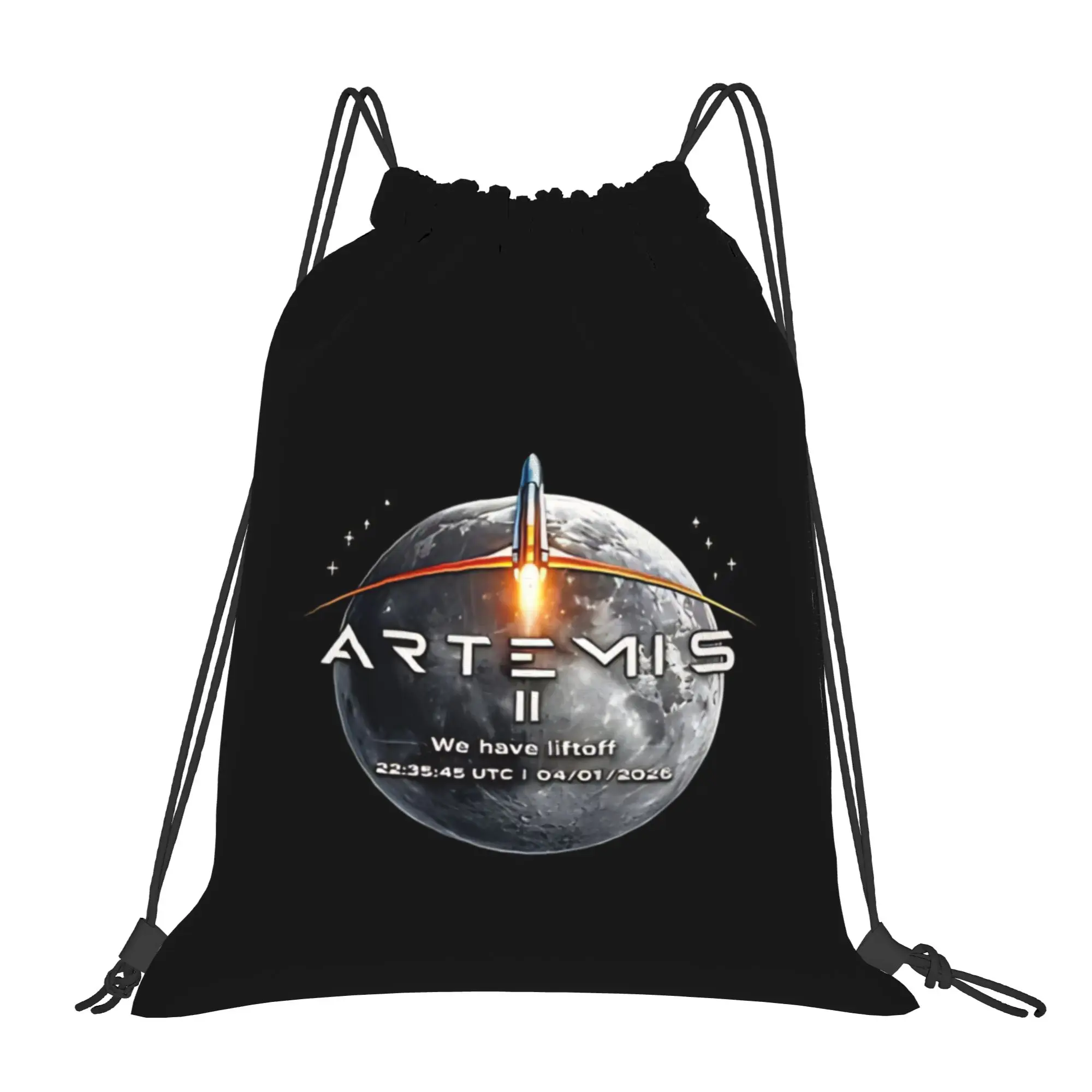 2026 Artemis II 39  Drawstring Bags Gym Unisex Storage Organize Bundle Pocket Rope Bag
