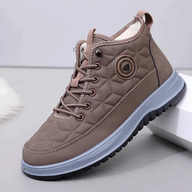 

2025 Winter New Men's Cotton Shoes for Outdoor Travel Casual Warm Comfortable Anti-Slip Durable Free Men's Cotton Shoes