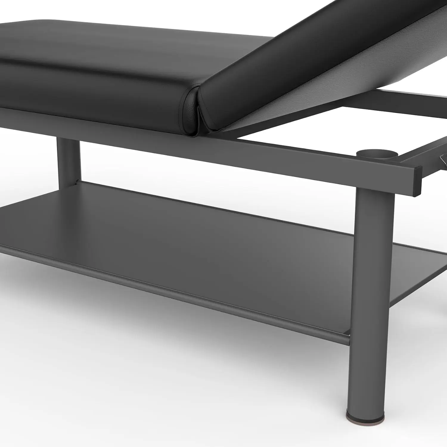 سرير تدليك ثابت احترافي شديد التحمل، طاولة تدليك ثابتة واسعة مع مسند ظهر لطاولة العلاج العلاج الطبيعي