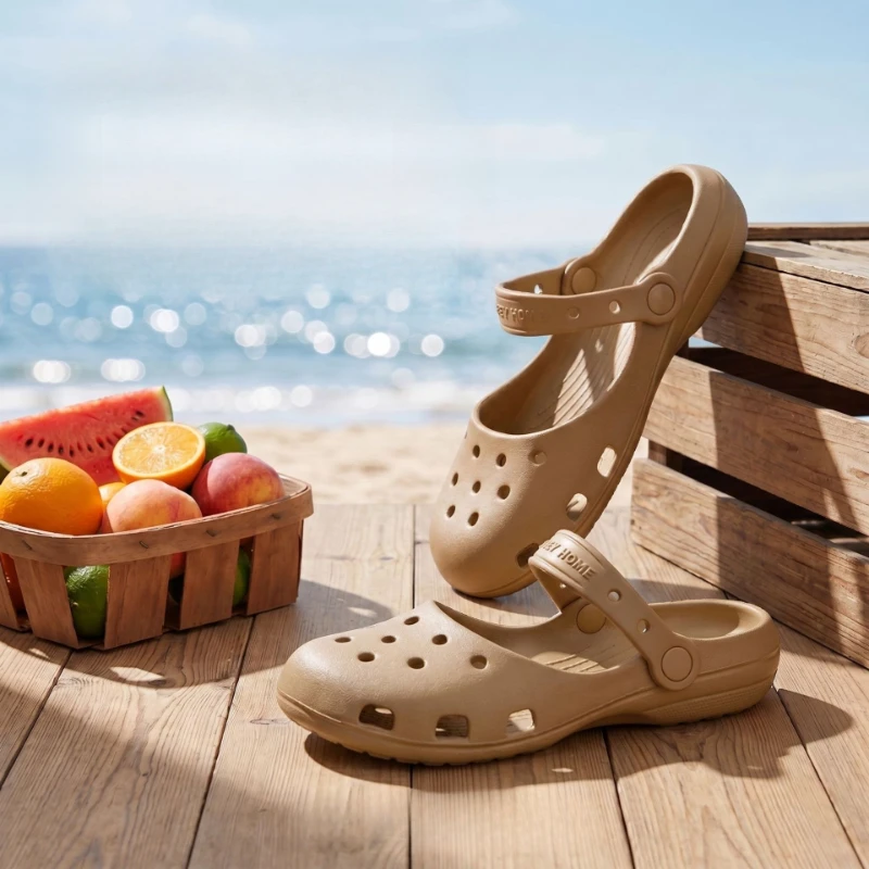 EVA Material Ballet Sneakers for Outdoor Wear New Summer Cute Women's Hole Shoes Non-Slip Outdoor Beach Sandals Hot-Selling 2026