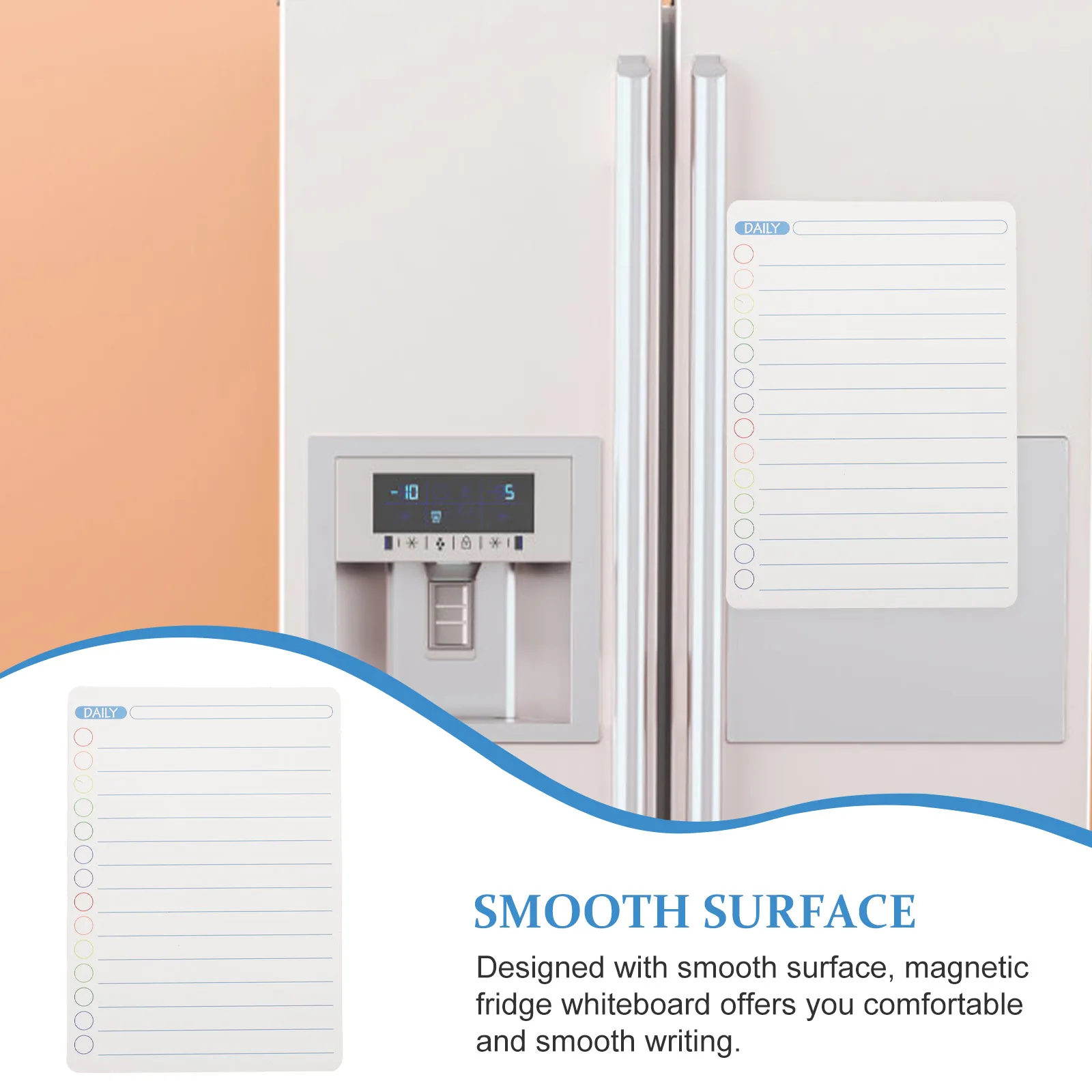 

SHINEOFI 6Pcs Magnetic Daily Schedule Board Whiteboard Eraser Chores Calendar for Fridge Monthly Sticker Tabs Cooler Organizer