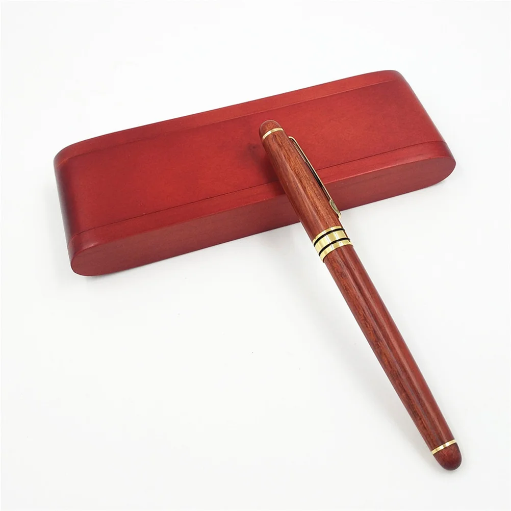 

Wooden Fountain Pen Set Elegant Stylish Birthday Graduation Father's Day Signature Business Gift Box Pen with Gift Box