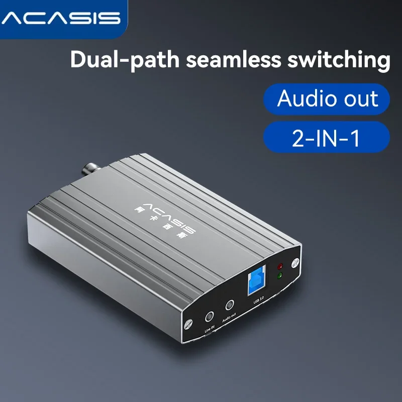 Acasis USB3.0 To HDMI/SDI Video Capture Card Seamless Switching&Audio Mix|1080P 60Hz USB 3.0 YUY2 Format For Medical & Camera TV