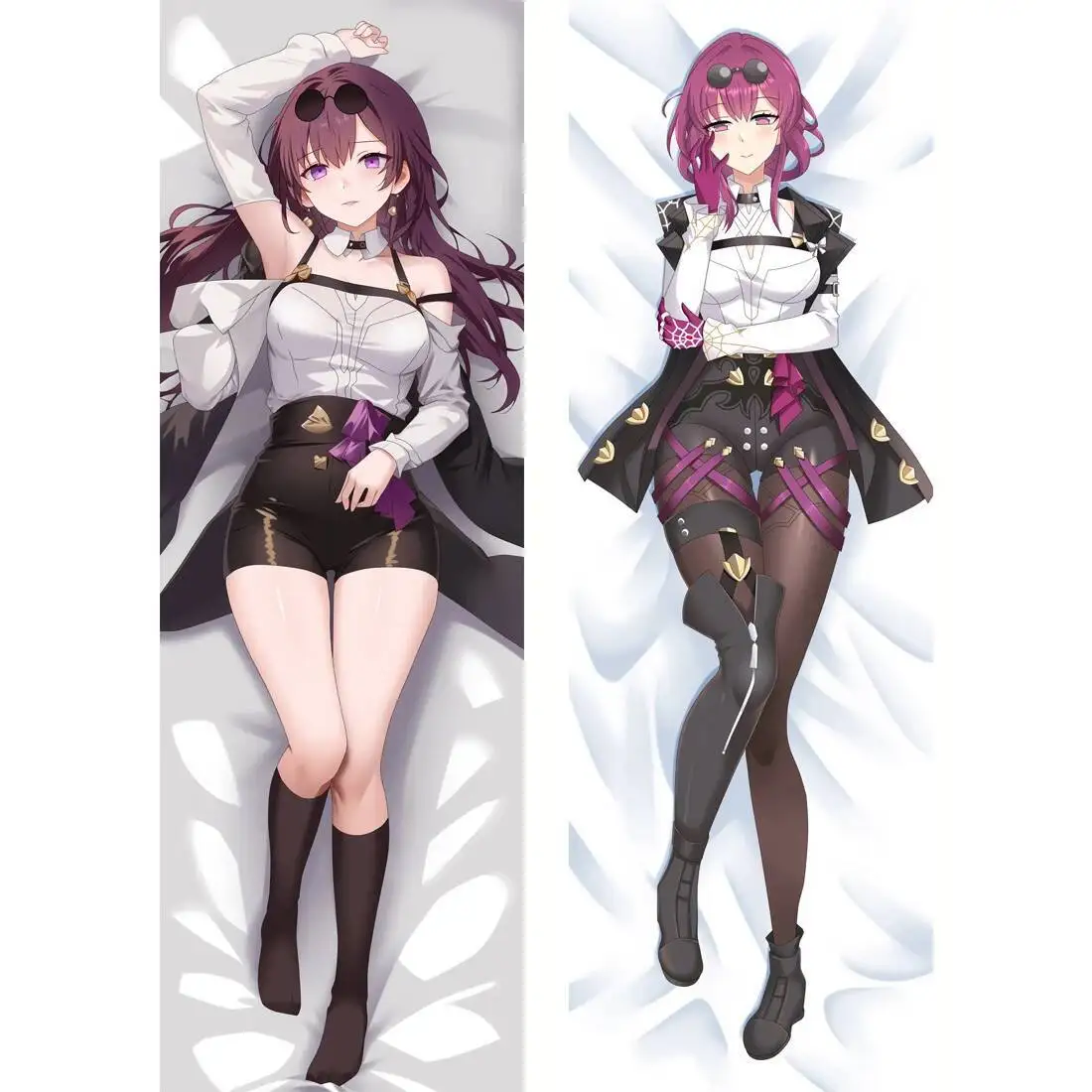 جديد أنيمي اليابانية أوتاكو المخدة غطاء الوسادة لعبة هونكاي: ستار السكك الحديدية كافكا 2WAY Dakimakura هينغ كيس وسادة للجسم #1