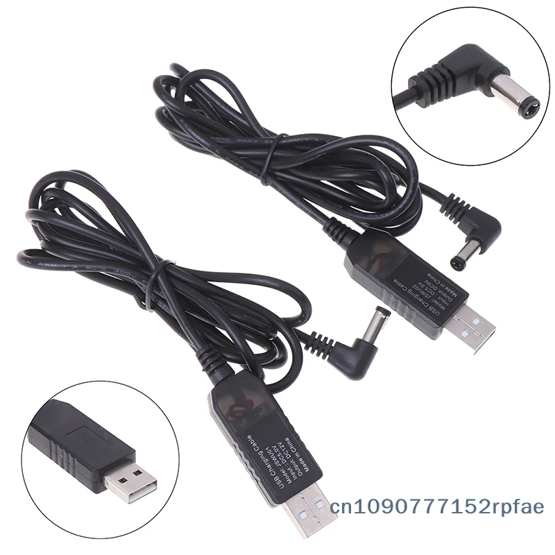 {NN72} USB Dc 5v To Dc 9v 12v Step Up Cable 2.1x5.5mm Jack Connector Converter Wire