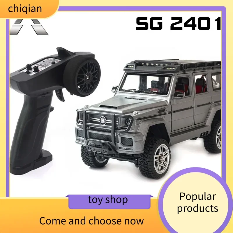 SG-2401 Alloy RC Car Climbing Full Scale Model with Lighting Features for Children's Birthday Remote Control Toy