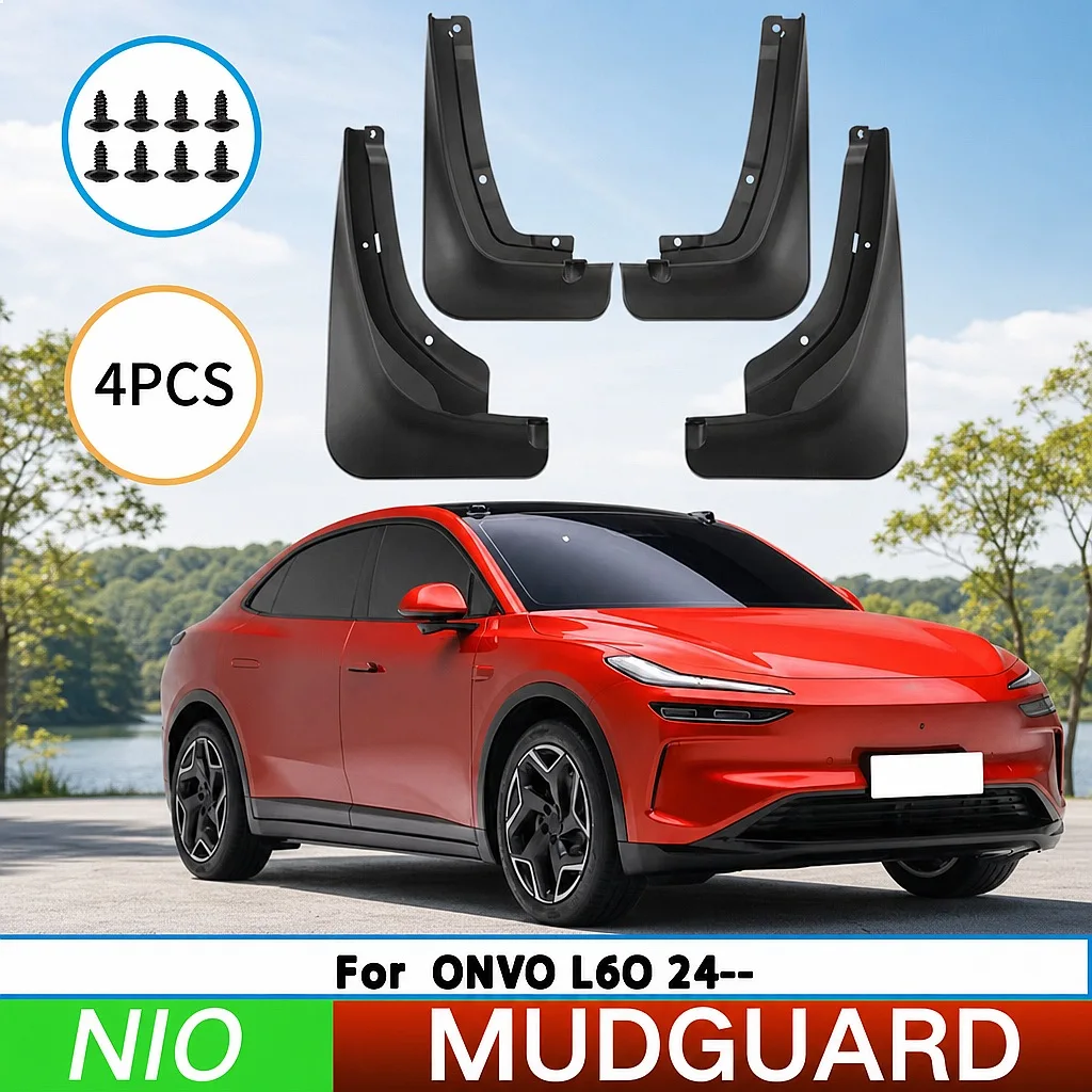 

Splash Guards Mud Flaps for NIO L60 2024 Front Rear Wheel Mudguards Car Tire Fenders Auto Accessories