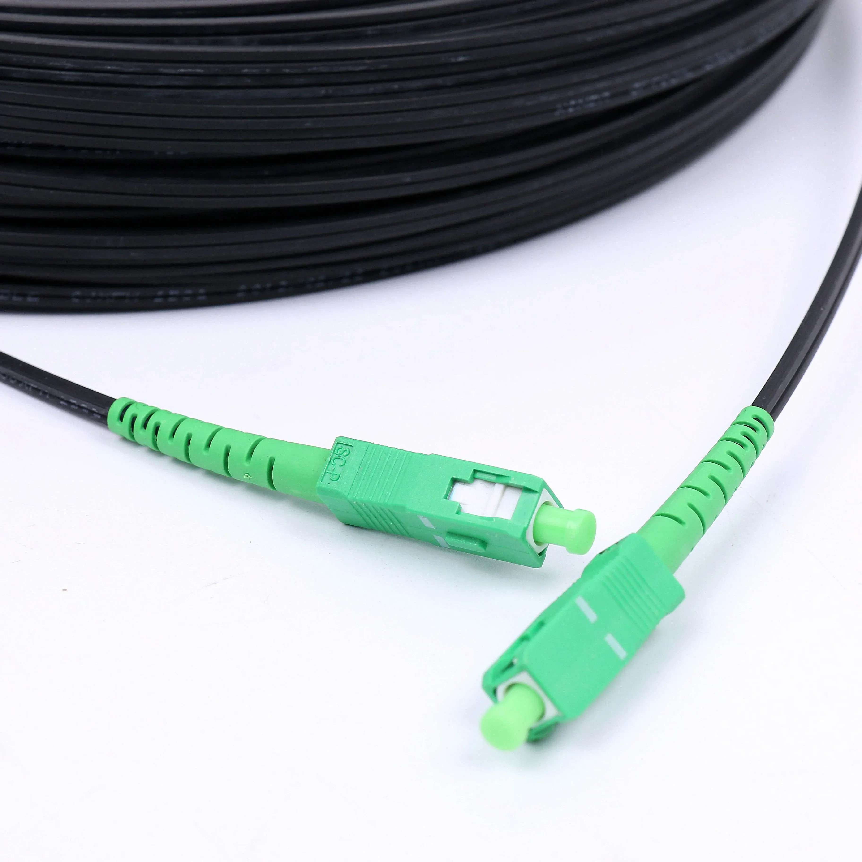 SC/UPC SC/APC Jumper FTTH outdoor Drop Cable G657A Fiber Optical Cable patch cord 2.0*3.0mm 1core G657A1 ftth drop cable jumper