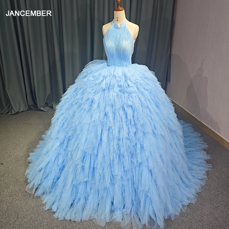 Lace Blue Customized Quinceanera Dresses for Teens Lacing up Surprise Price Tulle Diamond Vestido De 15 Made to Order DY5728