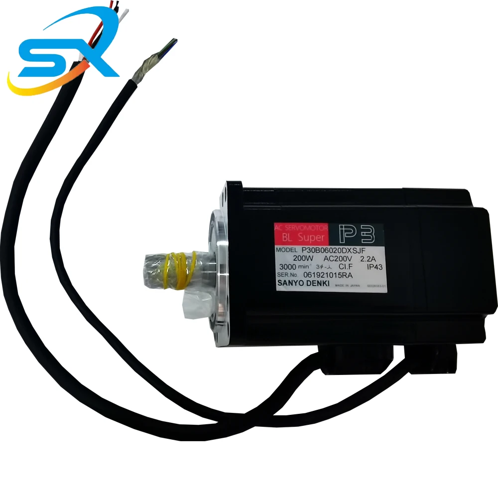 Primary source of goods AC Servo Motor P30B06020DXSJF 200w vOne year/three months warranty Negotiated sale