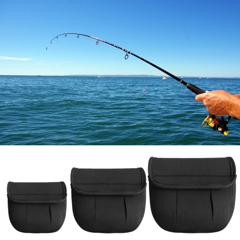 ネオプレン釣り用の耐久性のある釣りリール,収納バッグ付き