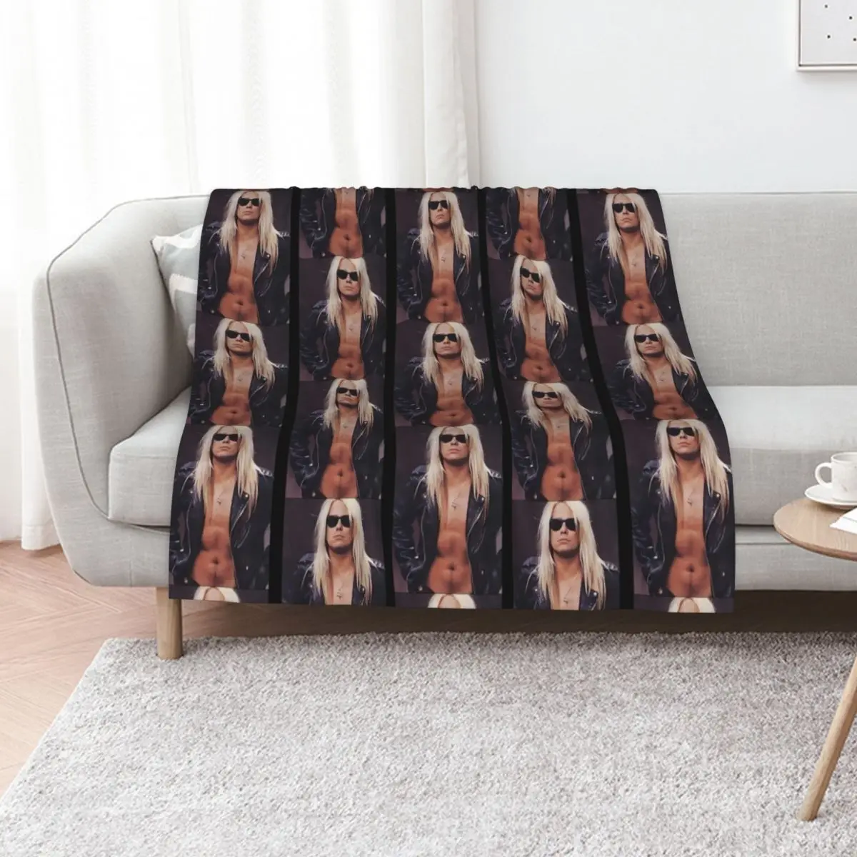 

Vince Neil For Fans Throw Blanket Soft Big Decorative Sofas blankets ands Hair Blankets