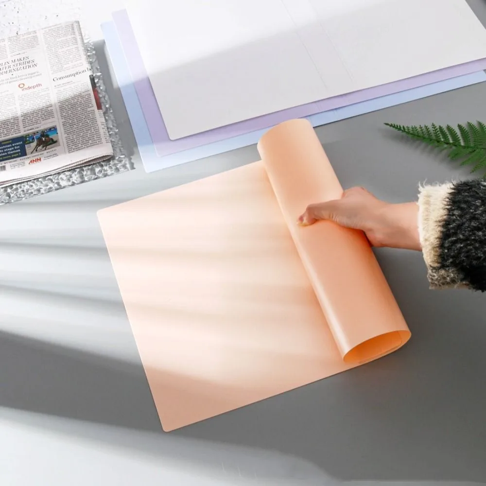 Protective Pad Anti-slip Student Desk Mats Waterproof Plastic Writing Pad Mat A3 A4 A5 A6 Sewing Cutting Mats Exam