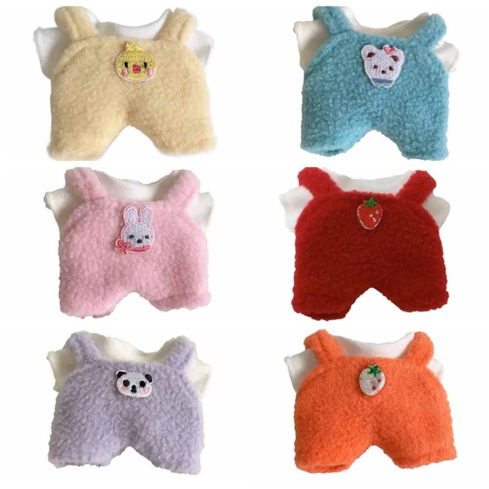 

Overall Cotton Doll Clothes Rompers Cartoon Stuffed Doll Plush Suit Replacement Outfit DIY Clothing Plush Toys Clothes Girl Gift