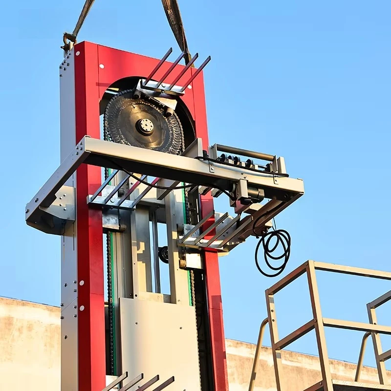 Precio de depósito Carga inteligente que mejora la eficiencia del transporte Caja de elevación vertical de palés Transportador de ascensor Elevador transportador vertical