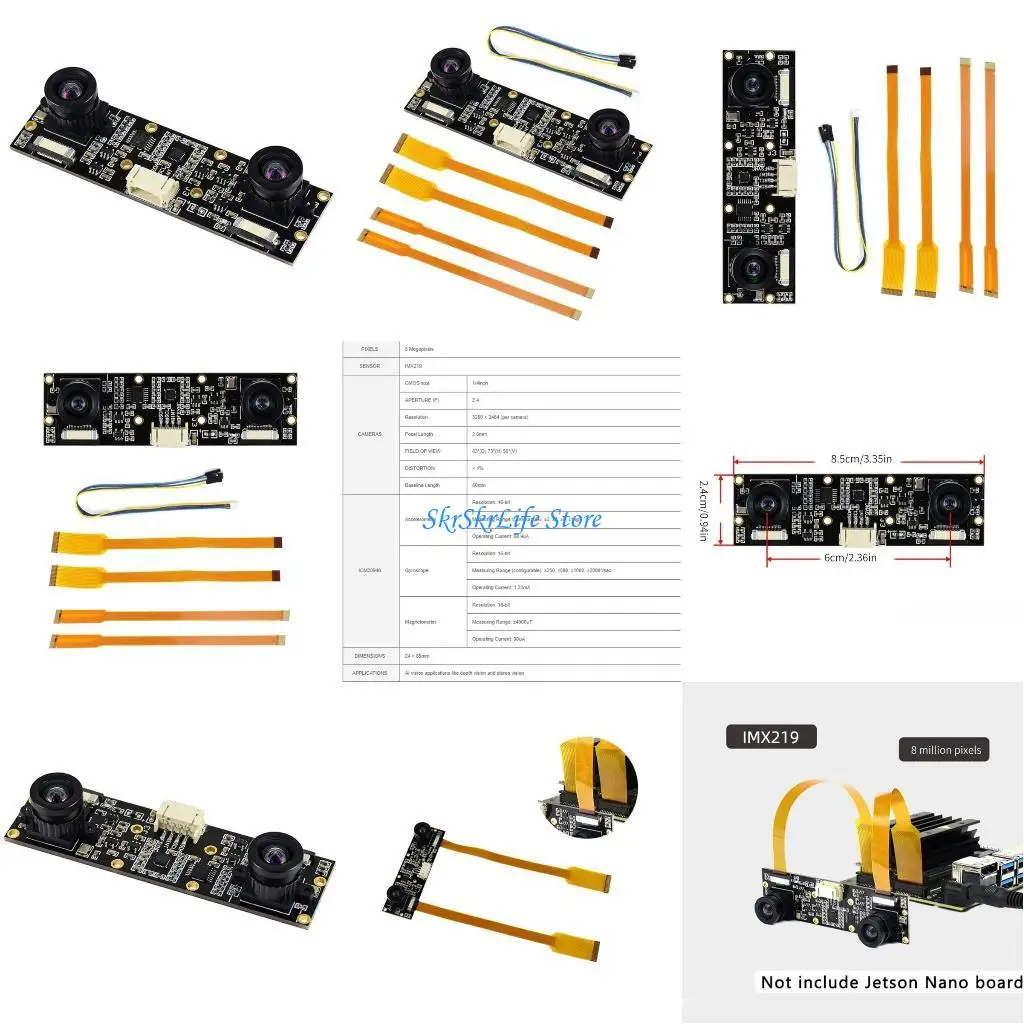

E65E Advanced 8MP Binocular Camera Module High Resolution Cameras for Vision