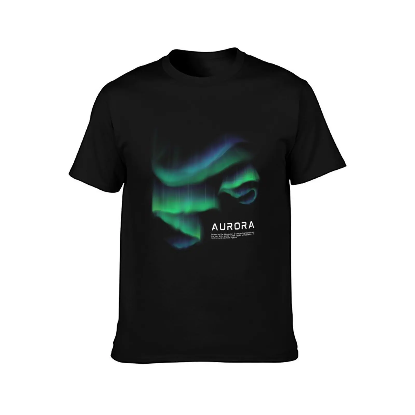 Aurora Borealis T-Shirt Casual Loose Fit Summer Tee Shirt T-Shirt