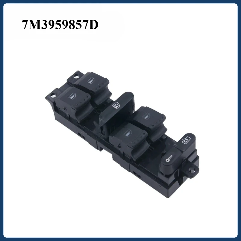 

7M3959857D для VW Sharan 2004 2005 2010, Seat Alhambra, электрический главный переключатель управления стеклоподъемником, кнопка автомобильного стекла
