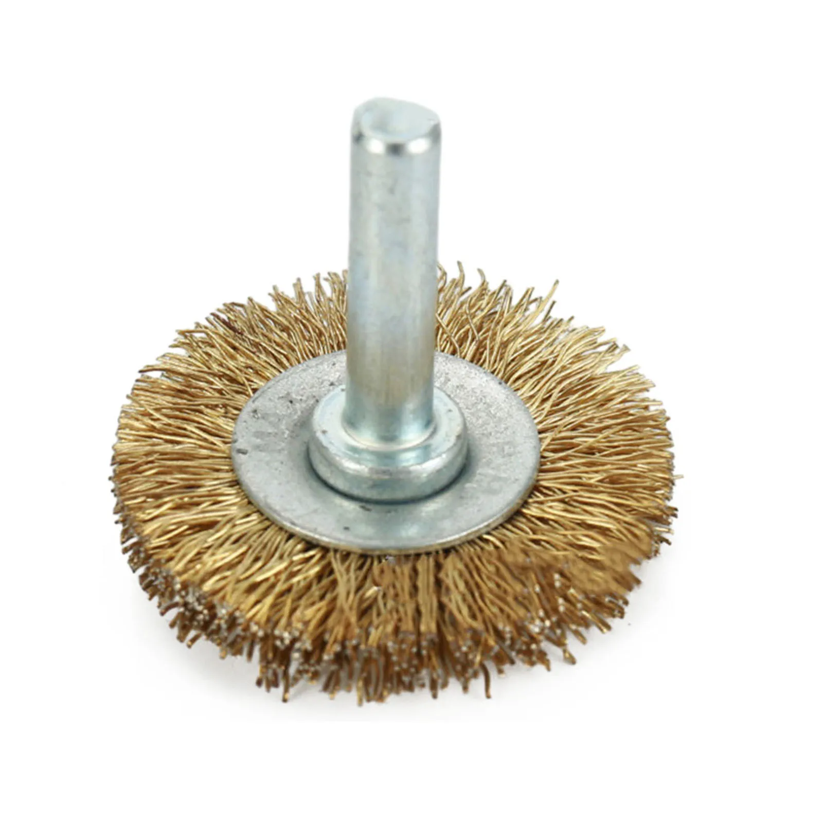 Cobre chapeamento fio roda escova, ferramenta rotativa, descalcificação poder, fio profissional roda escova, novo