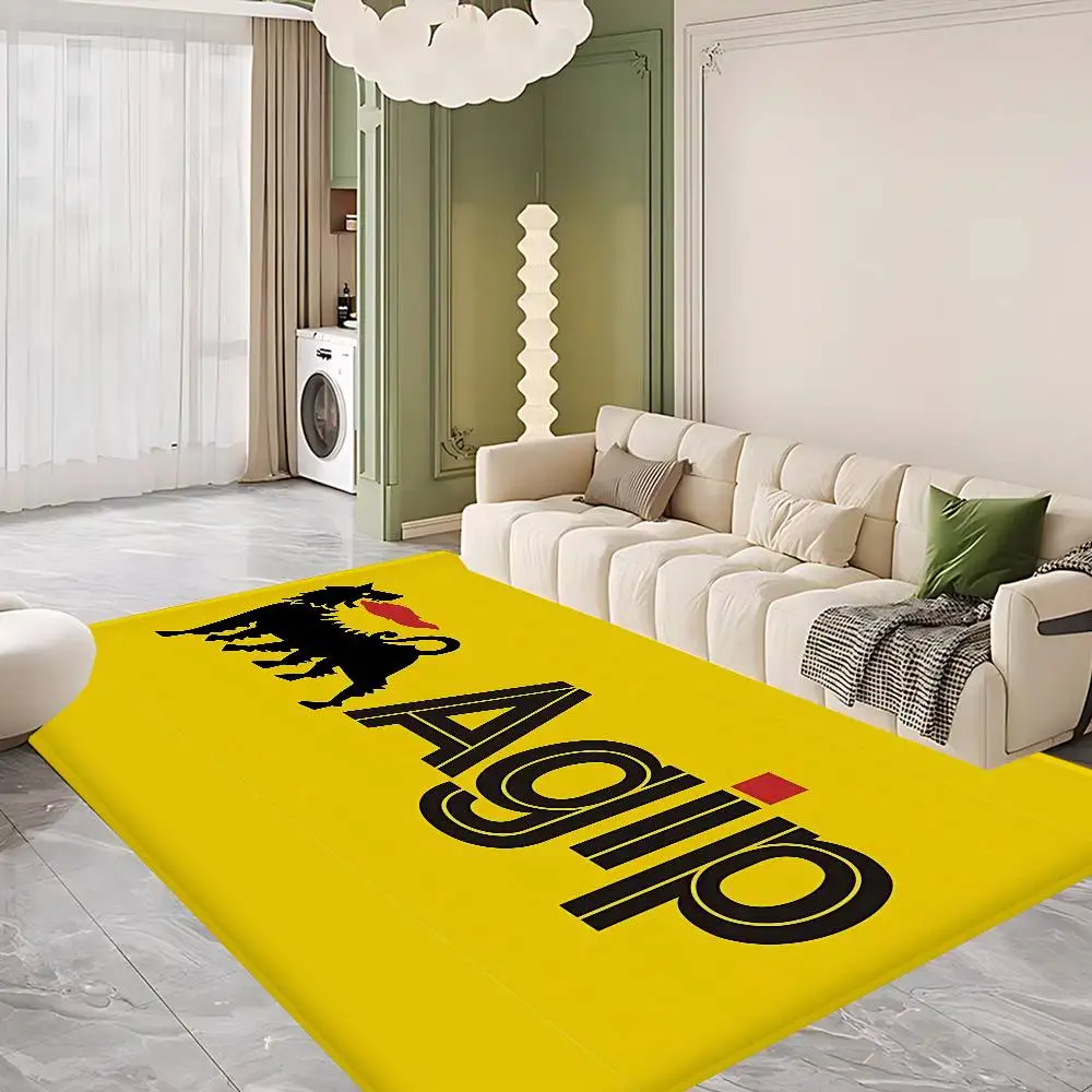 Alfombra de baño A-Agip E-Eni Racing Car, decoración para habitación de niños, alfombra antideslizante para balcón, alfombra de bienvenida para sala de estar