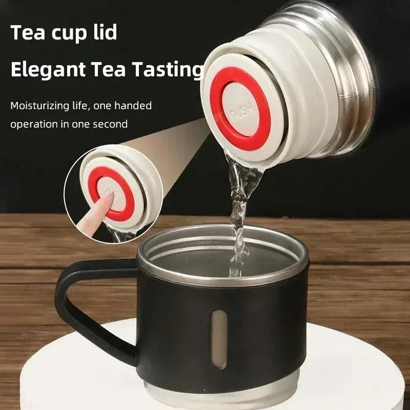 نمط الأعمال كوب قارورة عازلة 500 مللي كوب قارورة عازلة الفولاذ المقاوم للصدأ كوب قهوة حراري قارورة مفرغة معزول زجاجة ماء ساخن طقم هدايا