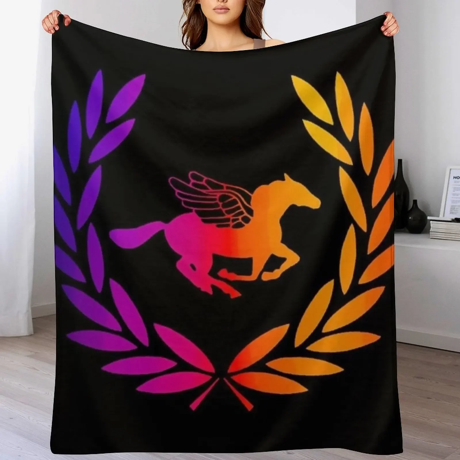 

Camp Half Blood emblem Throw Blanket Soft Comfort Blanket for Reading Watching TV