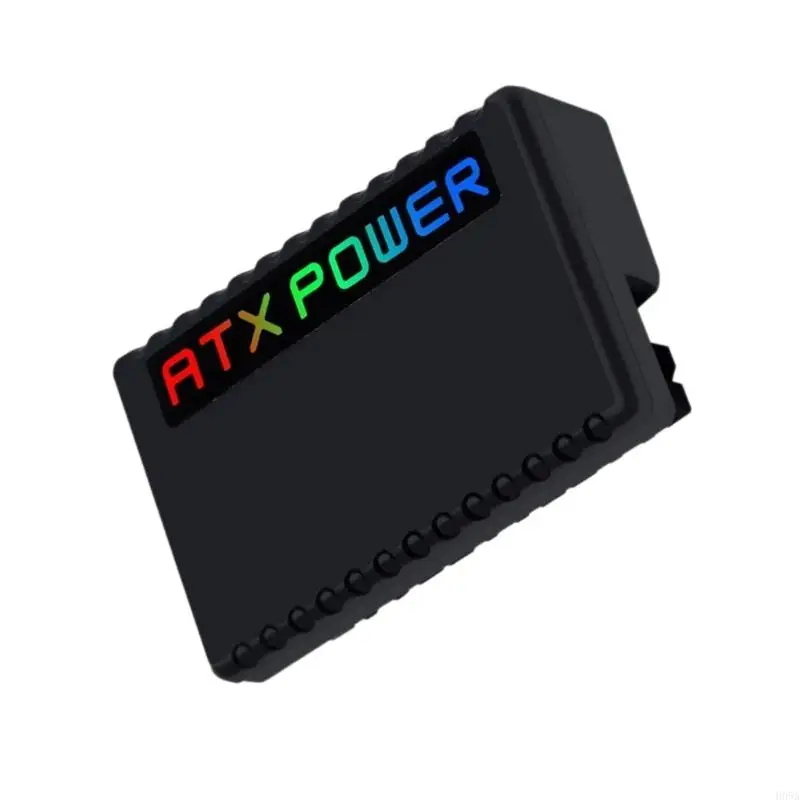 24pin 90degree محول مع 3pin argb مصابيح ArgB لحالة الكمبيوتر الأسلاك إمدادات الطاقة الرئيسية