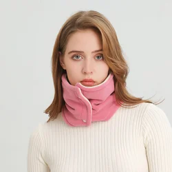 Soft Plush Thick Infinity Scarf Women Men Winter Knitted Warm Rings Scarves Outdoor Neckerchief Neck Gaiter