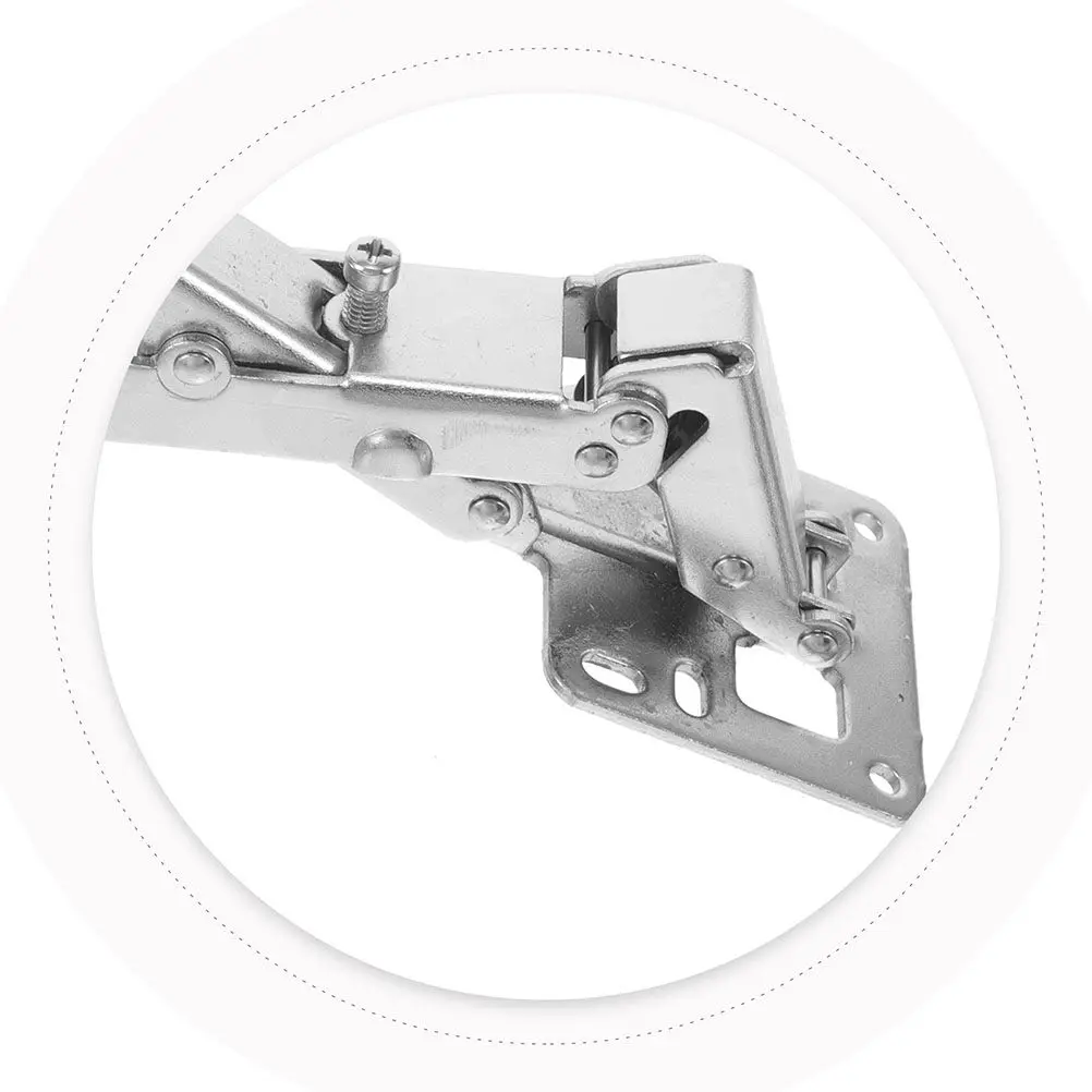 2Pcs Heavy-Duty Concealed Door Hinge Cold Rolled Steel Door Hardware Invisible Hinge 170-Degree Design