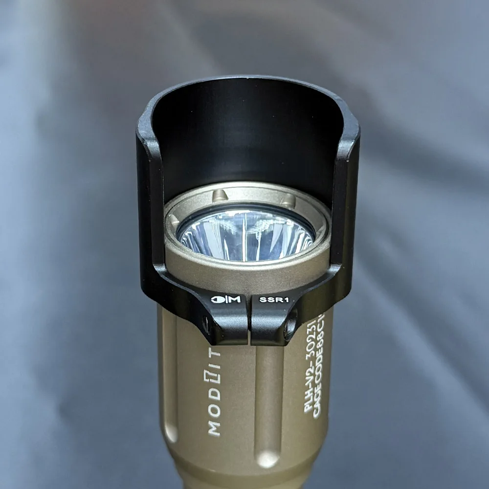 غطاء حماية معدني لعدسة ضوء الكشفية لسلسلة مصباح يدوي SF M300 M600 وModlite