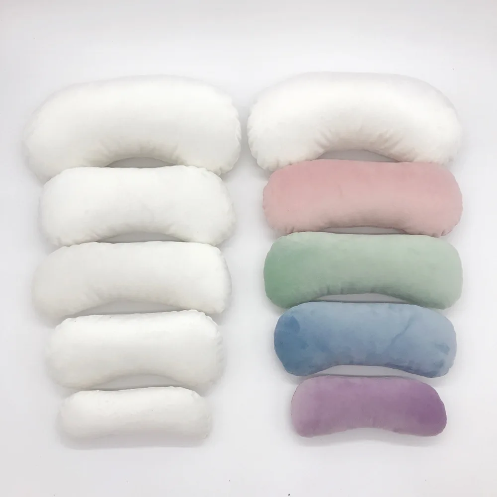 Newborn Posing Beans Pillow Baby Photography Props Pillow Baby Mat Cushion Positioner Auxiliary Crescent Bone Shape Pillow