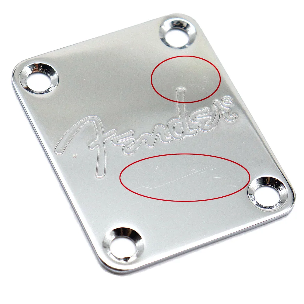 1pcs Guitar Neck Plate with logo for ST TL Electric Guitar