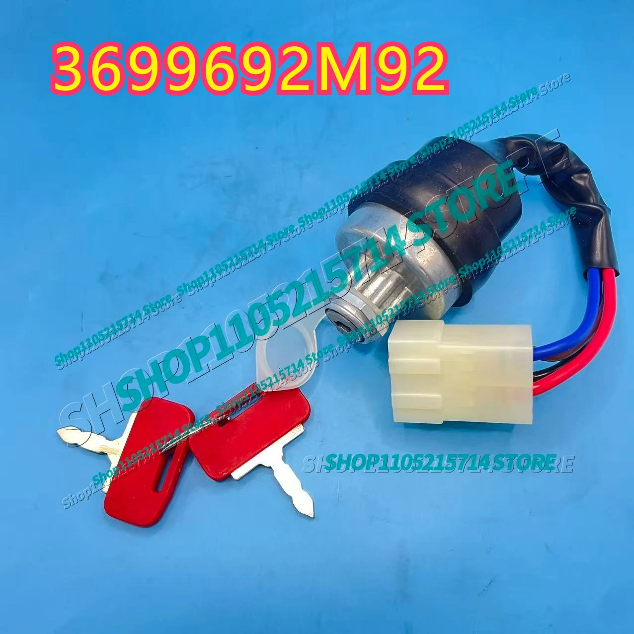 

3699692M92 New Ignition Lock Switch Starter for Massey Ferguson Tractor