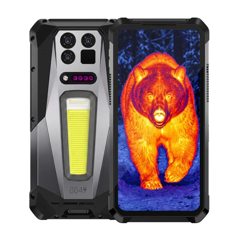 Unihertz 8849 Tank 5 Pro Thermal Imaging Projector Rugged Phone 18GB+512GB 50MP Night Vision 6.73'' Android 16 5G NFC Smartphone