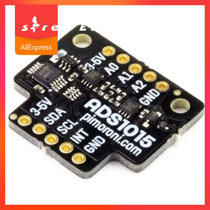 PIM422 Pimoroni ADS1015 +/-24V ADC Breakout Board Kit