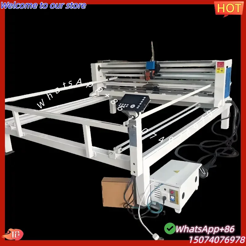 2026 Industrial Computerized Ultrasonic Servo Motor Single Longarm Quilting Machine Zigzag Sewing Machine