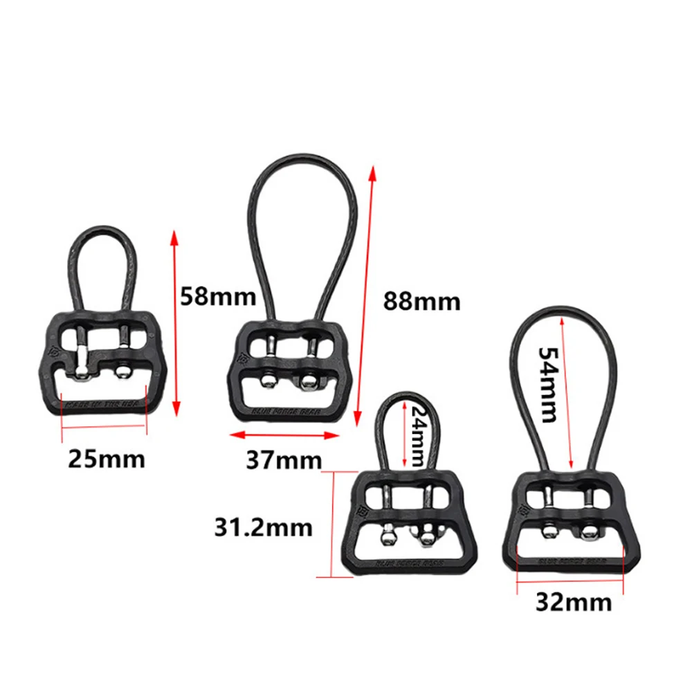 Rifle sling buckle, BFG 1 inch/1.25 inch wire quick release buckle, single and double point sling replacement