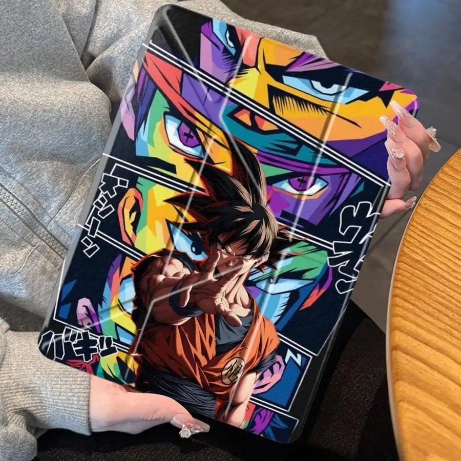 Tablet Case For iPad Air 4 5 M3 M2 1 2 M4 11inch Mini 6 7 Pro 11th 10th 9th 8th 7th 12.9inch Pro 2025 Holder Cover Dragon Ball