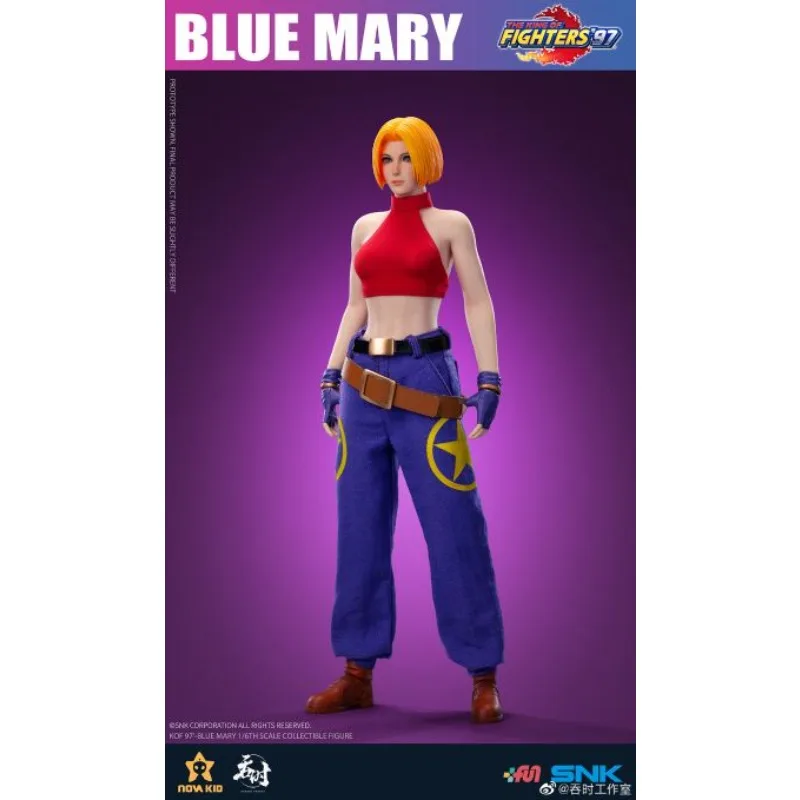 스왈로잉 타임 오리지널 1/6 킹 오브 파이터즈 97 브루 메리 모바일 천 인형 액션 피규어 모델 장난감 장식품 남자아이 선물