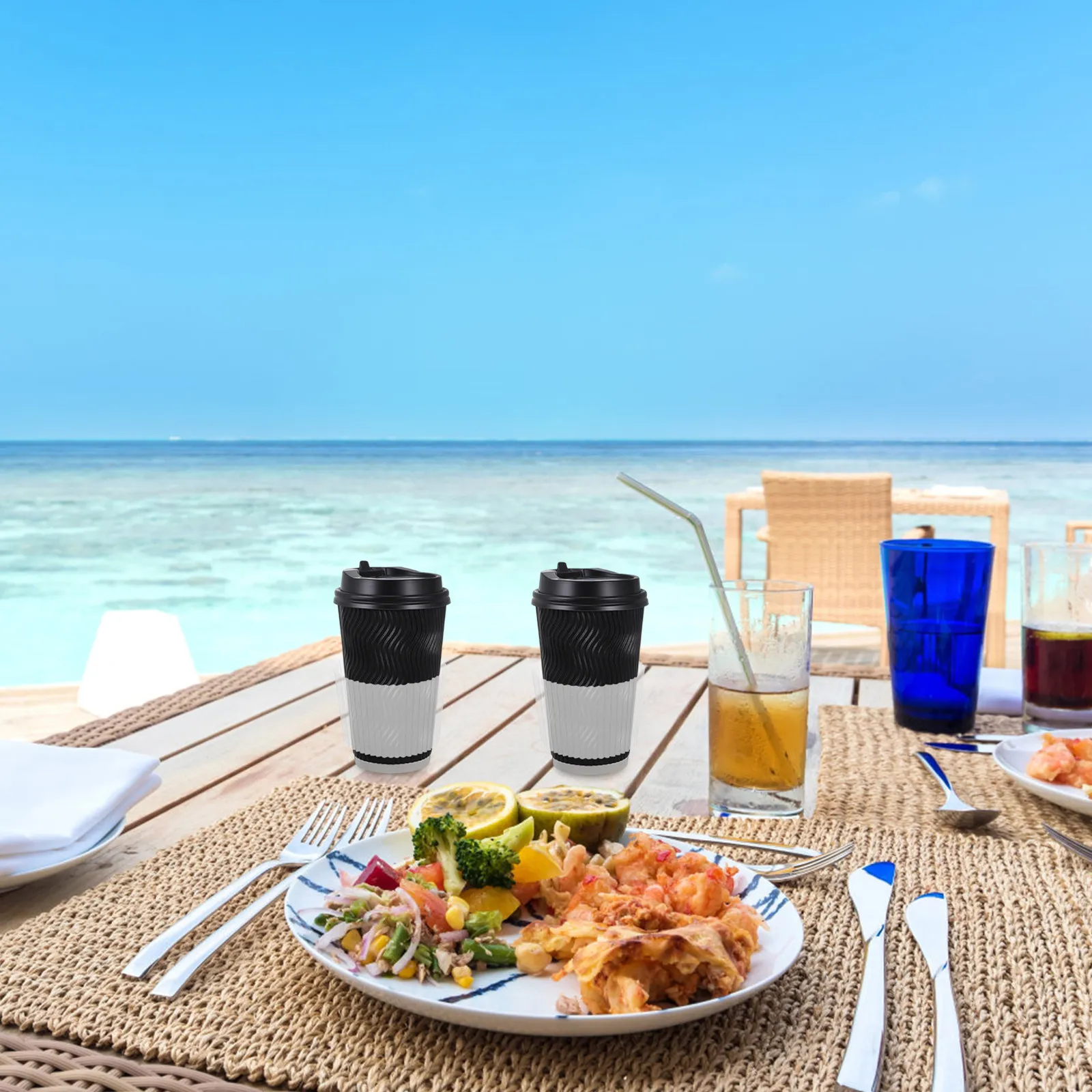 

100 шт. прозрачных защитных чехлов для стаканов и бутылок, термоизолирующие, для горячих и холодных напитков, универсальные защитные накладки для офиса и дома