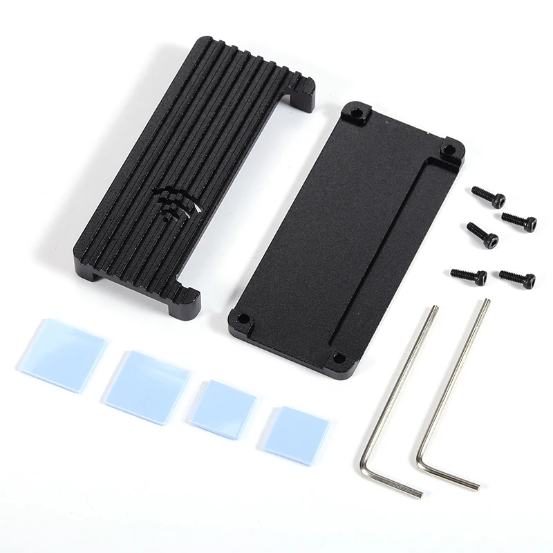 

Raspberry Pi Zero 0/W/2W Aluminum Alloy Heat Dissipation Case Heatsink Case Kit